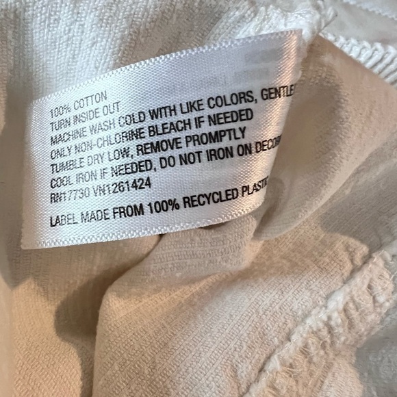 Cute white corduroy skirt - Picture 4 of 5